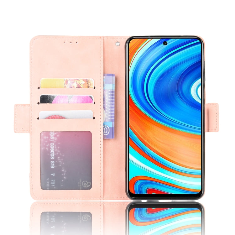 For Xiaomi Redmi Note 9 Pro / Note 9s / Note 9 Pro Max Wallet Style Skin Feel Calf Pattern Leather Case with Separate Card Slot