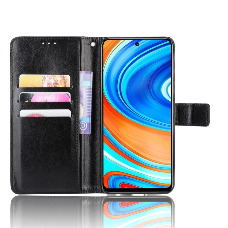 For Xiaomi Redmi Note 9 Pro / Note 9s / Note 9 Pro Max Retro Crazy Horse Texture Horizontal Flip PU Leather Case with Holder & Card Slots & Photo Frame