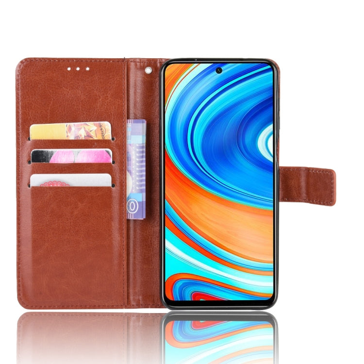 For Xiaomi Redmi Note 9 Pro / Note 9s / Note 9 Pro Max Retro Crazy Horse Texture Horizontal Flip PU Leather Case with Holder & Card Slots & Photo Frame