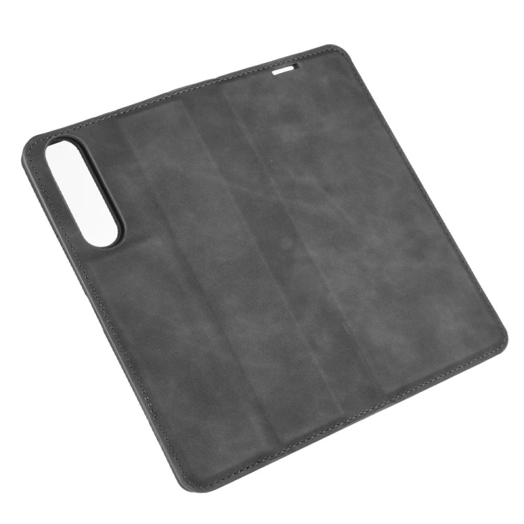 For Xiaomi Redmi K30 Pro Retro-skin Business Magnetic Suction Leather Case with Holder & Card Slots & Wallet