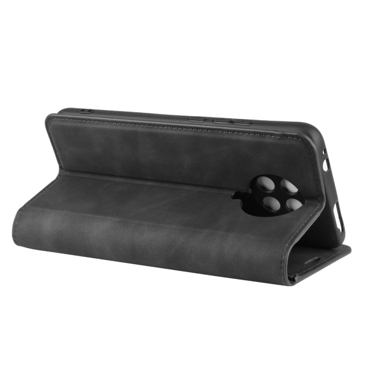 For Xiaomi Redmi K30 Pro Retro-skin Business Magnetic Suction Leather Case with Holder & Card Slots & Wallet