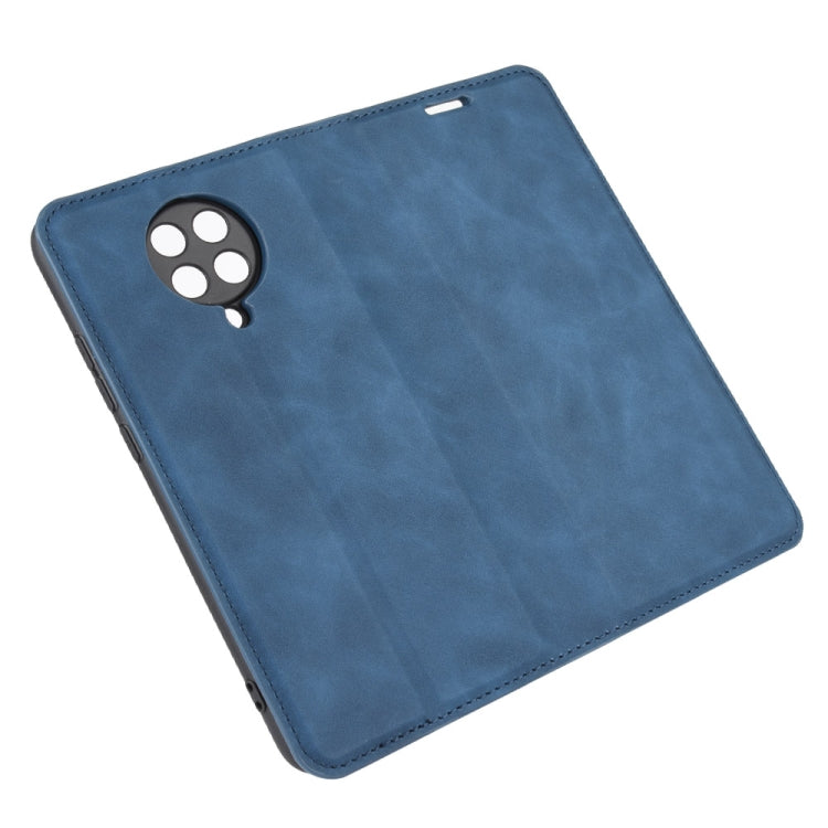 For Xiaomi Redmi K30 Pro Retro-skin Business Magnetic Suction Leather Case with Holder & Card Slots & Wallet