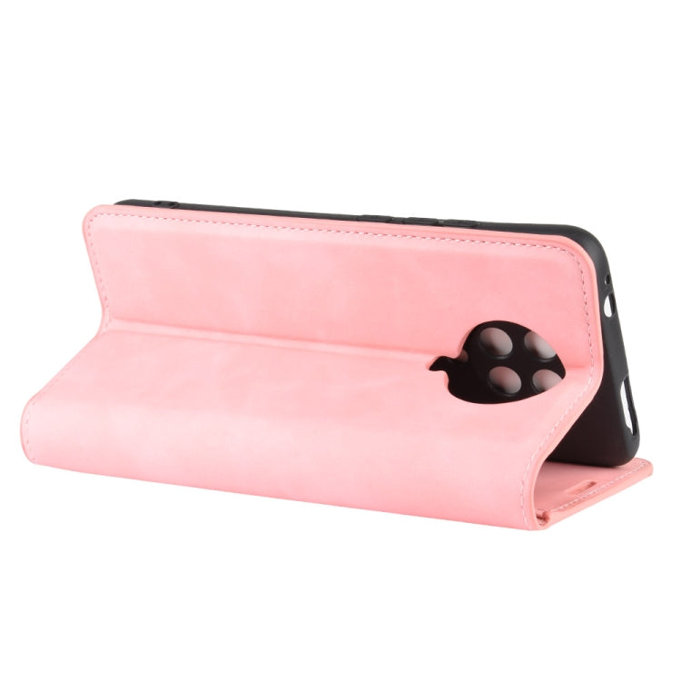 For Xiaomi Redmi K30 Pro Retro-skin Business Magnetic Suction Leather Case with Holder & Card Slots & Wallet