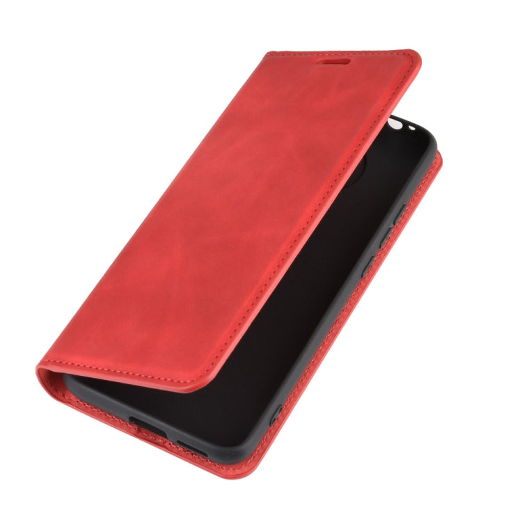 For Xiaomi Redmi K30 Pro Retro-skin Business Magnetic Suction Leather Case with Holder & Card Slots & Wallet