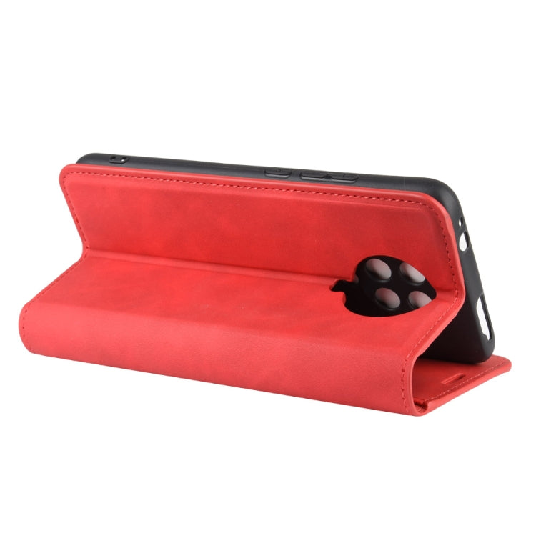 For Xiaomi Redmi K30 Pro Retro-skin Business Magnetic Suction Leather Case with Holder & Card Slots & Wallet