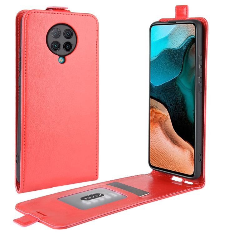 For Xiaomi Redmi K30 Pro R64 Texture Single Vertical Flip Leather Protective Case with Card Slots & Photo Frame
