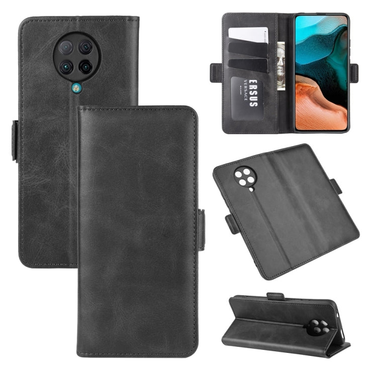 For Xiaomi Redmi K30 Pro Dual-side Magnetic Buckle Horizontal Flip Leather Case with Holder & Card Slots & Wallet