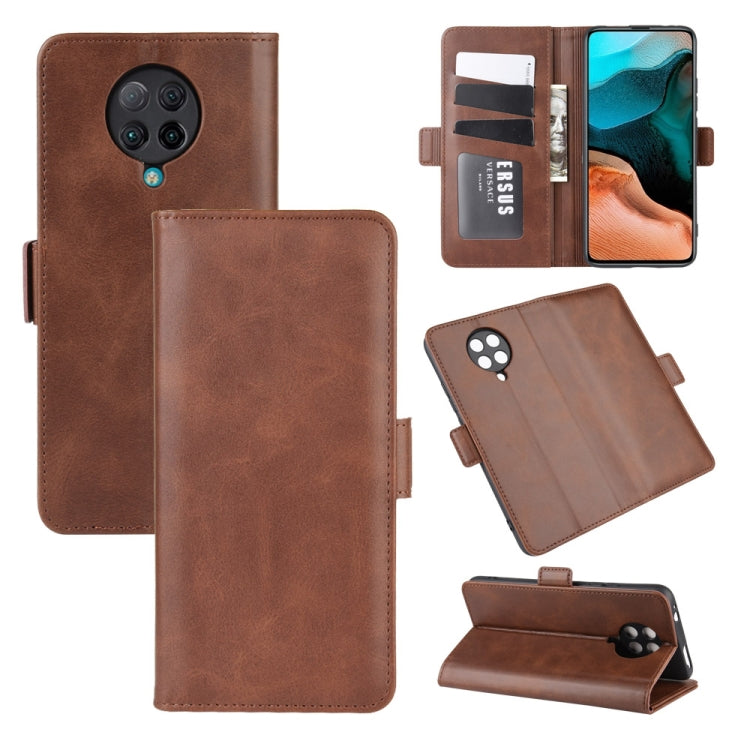 For Xiaomi Redmi K30 Pro Dual-side Magnetic Buckle Horizontal Flip Leather Case with Holder & Card Slots & Wallet