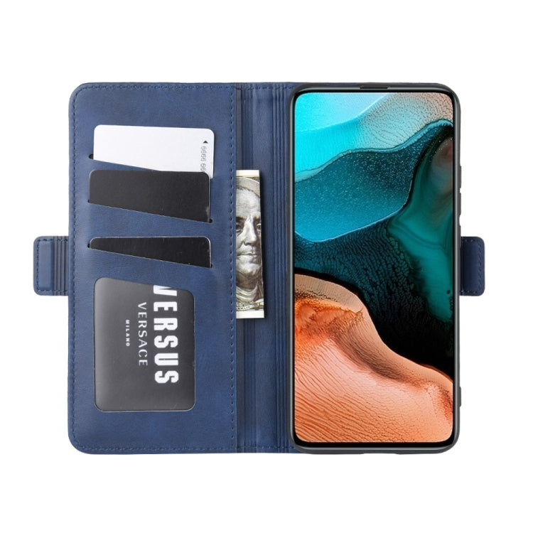 For Xiaomi Redmi K30 Pro Dual-side Magnetic Buckle Horizontal Flip Leather Case with Holder & Card Slots & Wallet