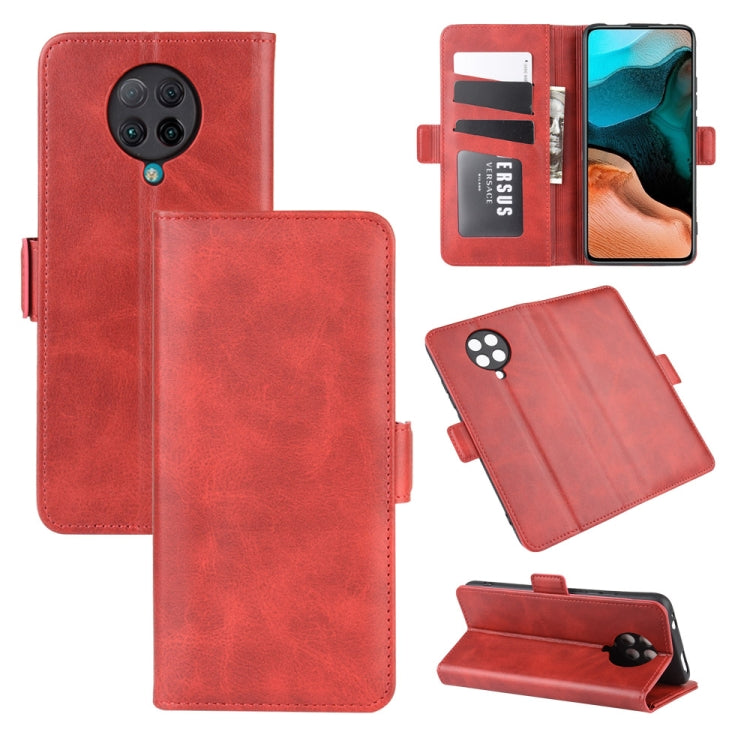 For Xiaomi Redmi K30 Pro Dual-side Magnetic Buckle Horizontal Flip Leather Case with Holder & Card Slots & Wallet