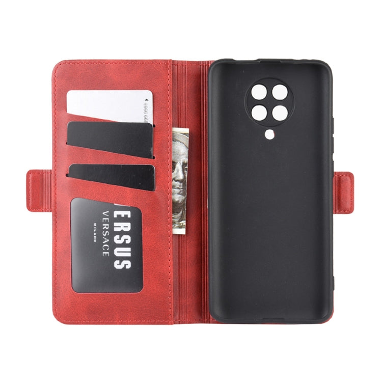 For Xiaomi Redmi K30 Pro Dual-side Magnetic Buckle Horizontal Flip Leather Case with Holder & Card Slots & Wallet