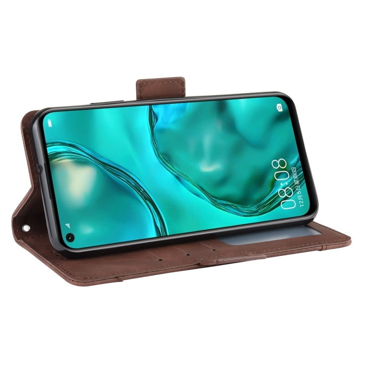 For Huawei nova 7i/P40 lite/Nova 6SE Wallet Style Skin Feel Calf Pattern Leather Case ,with Separate Card Slot