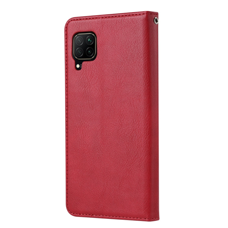 For Huawei P40Lite/ NOVA7i/ Nova 6SE Knead Skin Texture Horizontal Flip Leather Case , with Photo Frame & Holder & Card Slots & Wallet