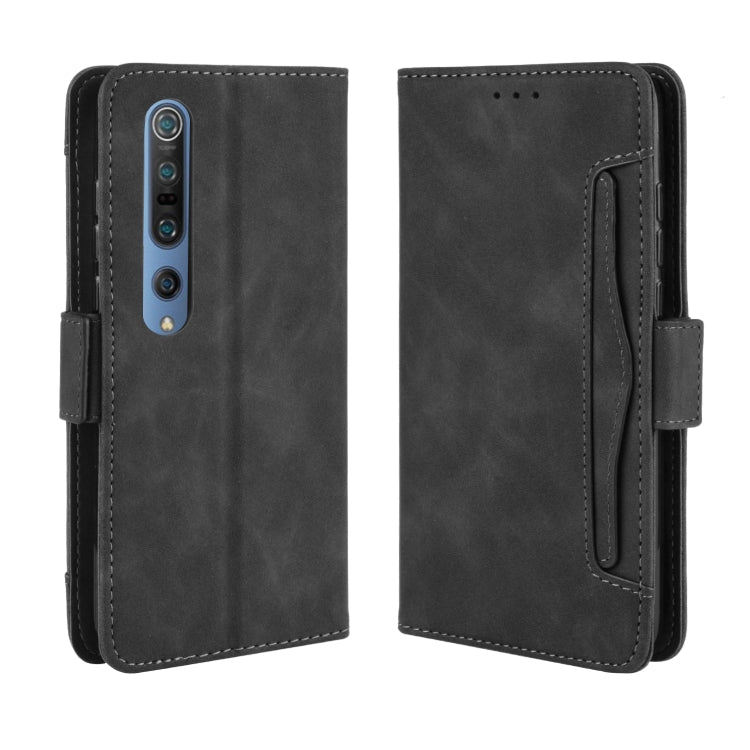 For Xiaomi Mi 10 / Mi 10 Pro 5G Wallet Style Skin Feel Calf Pattern Leather Case with Separate Card Slots