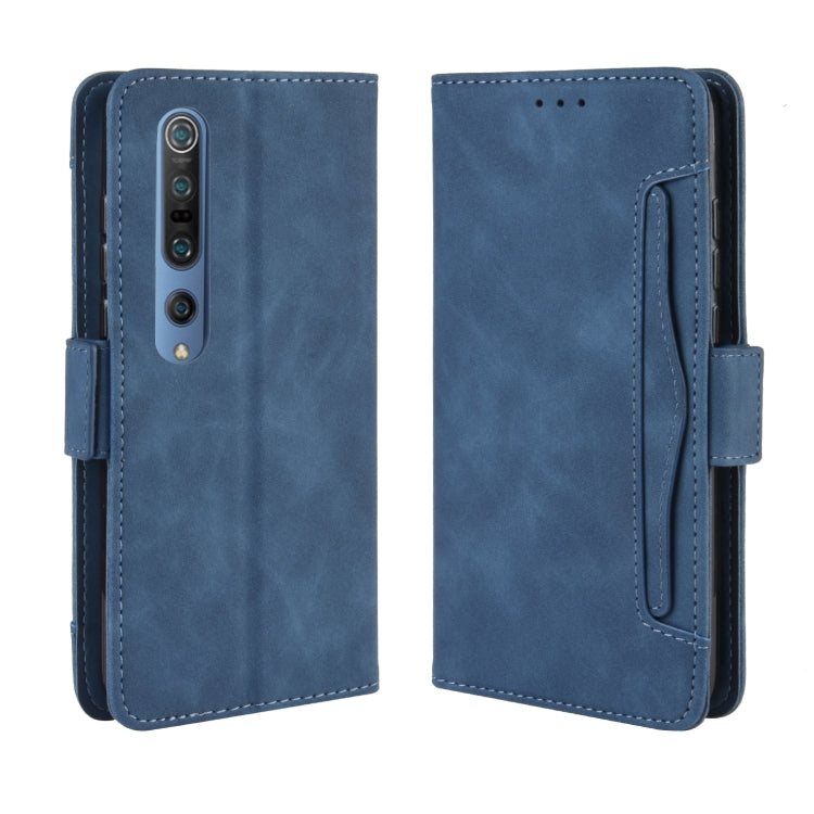 For Xiaomi Mi 10 / Mi 10 Pro 5G Wallet Style Skin Feel Calf Pattern Leather Case with Separate Card Slots