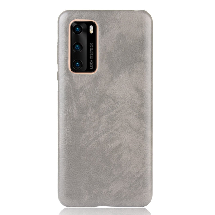 For Huawei P40 Shockproof Litchi Texture PC + PU Case