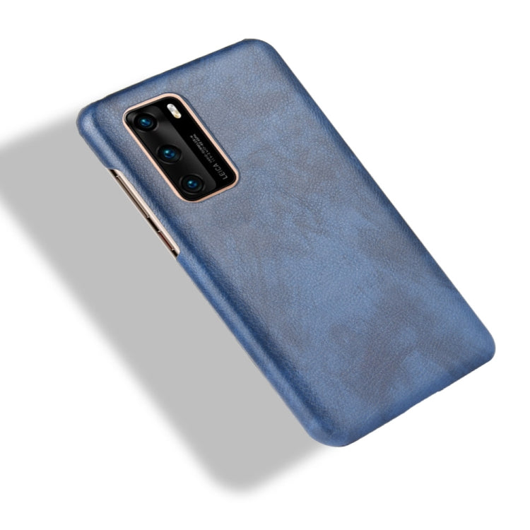 For Huawei P40 Shockproof Litchi Texture PC + PU Case