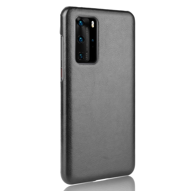 For Huawei P40 Pro Shockproof Litchi Texture PC + PU Case