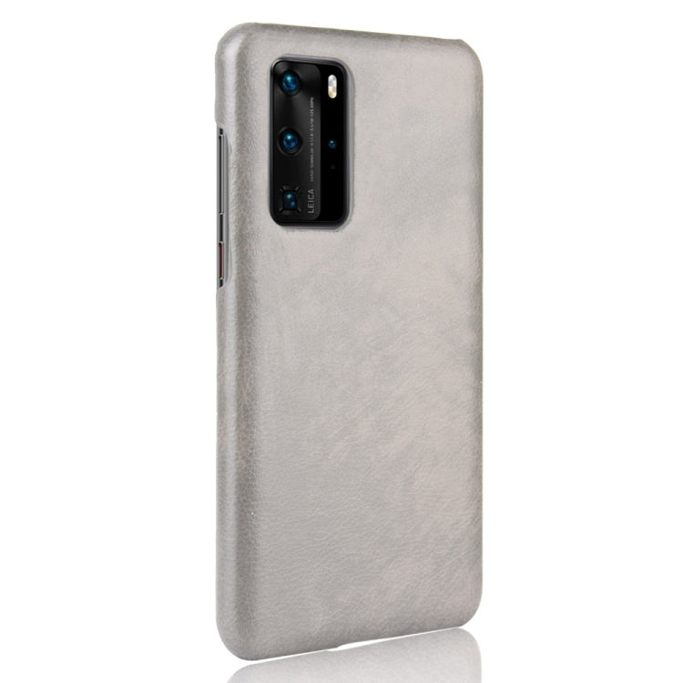 For Huawei P40 Pro Shockproof Litchi Texture PC + PU Case