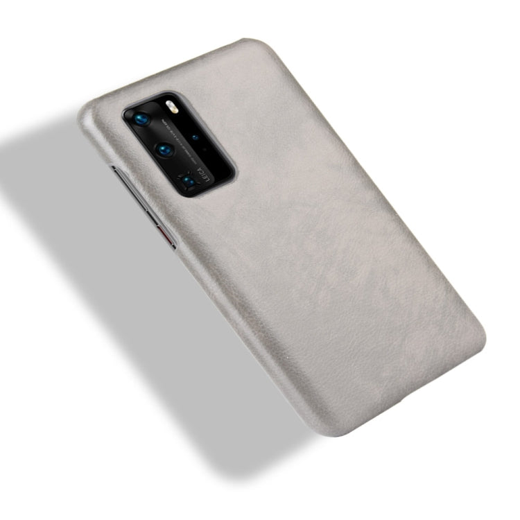 For Huawei P40 Pro Shockproof Litchi Texture PC + PU Case