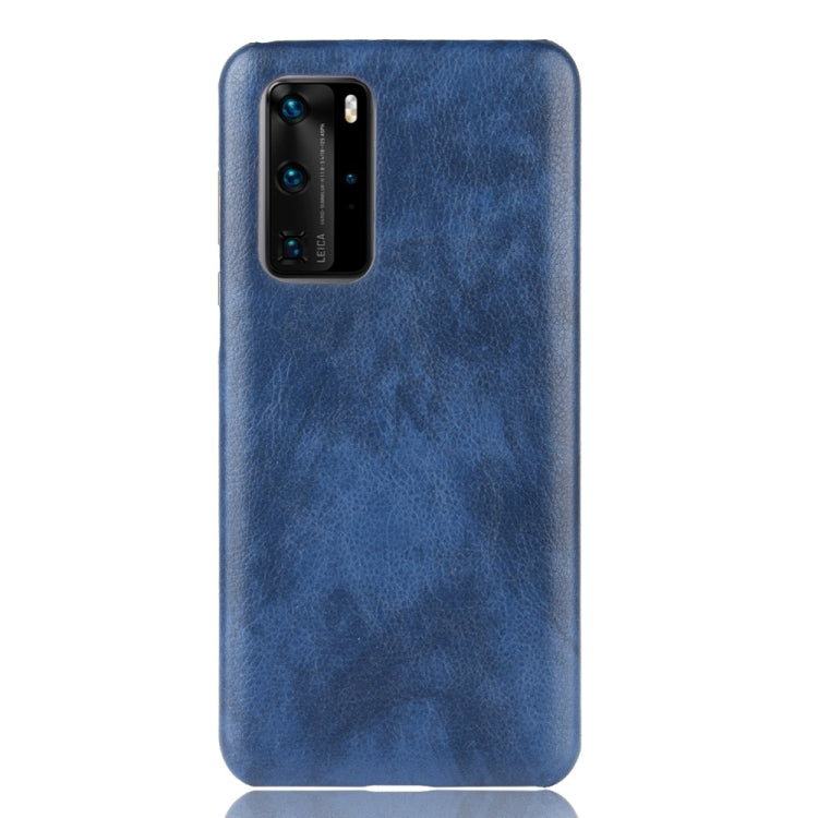 For Huawei P40 Pro Shockproof Litchi Texture PC + PU Case