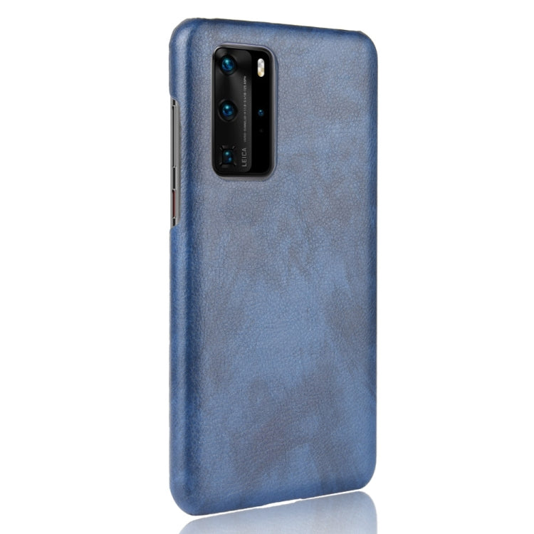 For Huawei P40 Pro Shockproof Litchi Texture PC + PU Case