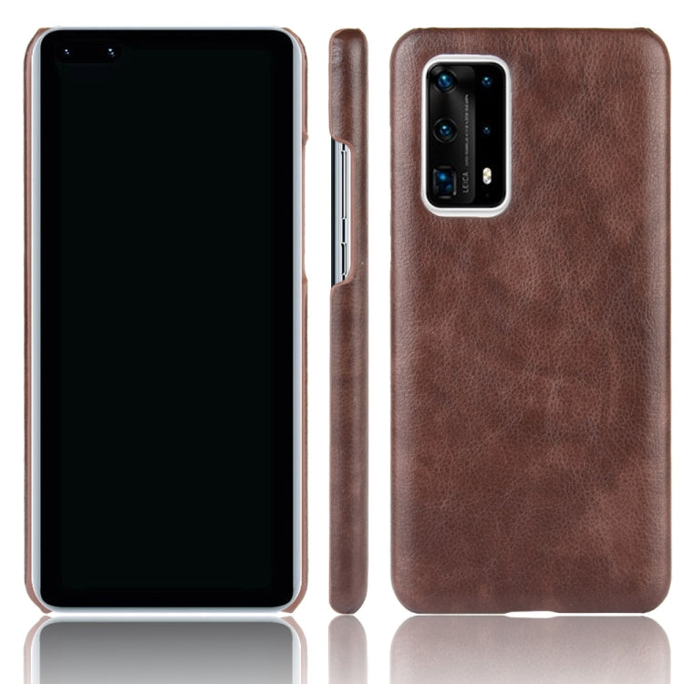 For Huawei P40 Pro+/P40 Pro Plus Shockproof Litchi Texture PC + PU Case