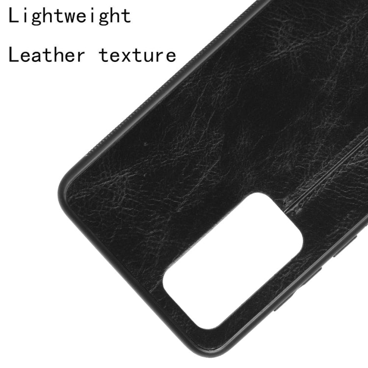 For Huawei P40 Pro+ Shockproof Sewing Cow Pattern Skin PC + PU + TPU Case