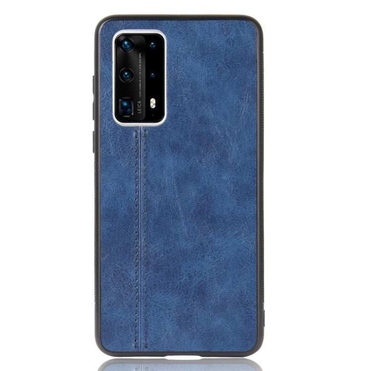 For Huawei P40 Pro+ Shockproof Sewing Cow Pattern Skin PC + PU + TPU Case