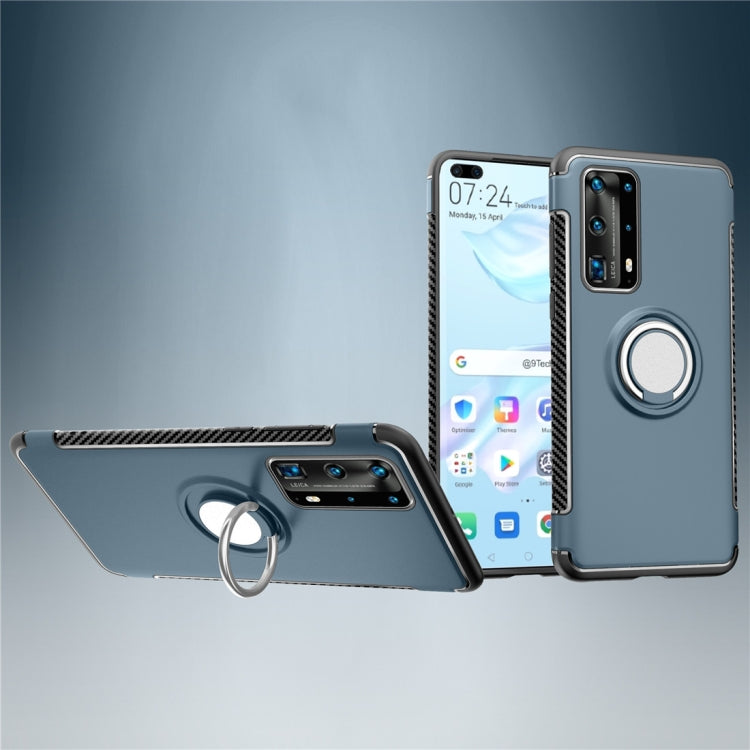 For Huawei P40 Magnetic 360 Degree Rotation Ring Armor Protective Case