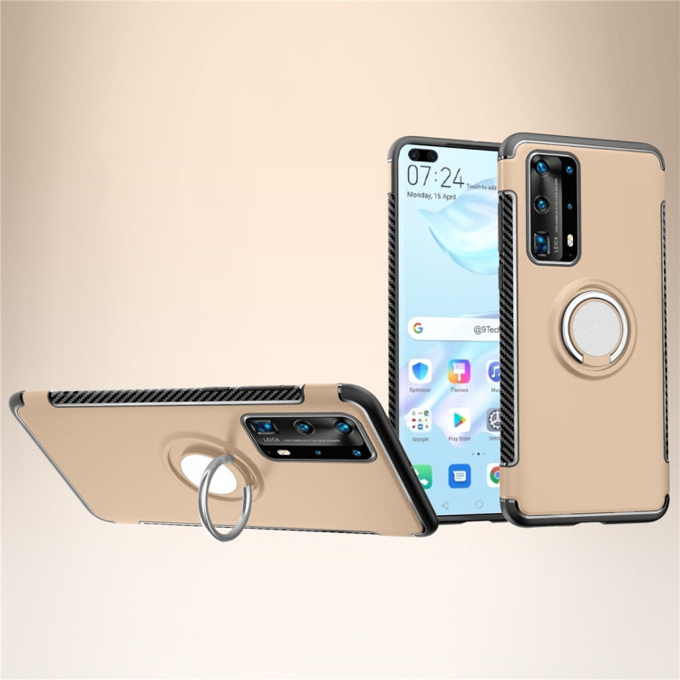 For Huawei P40 Magnetic 360 Degree Rotation Ring Armor Protective Case