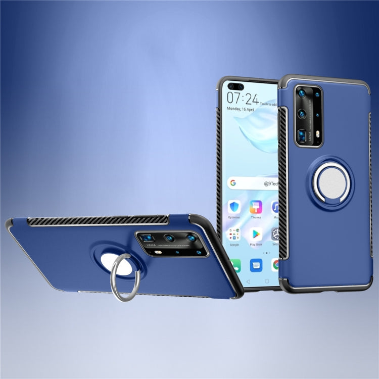 For Huawei P40 Magnetic 360 Degree Rotation Ring Armor Protective Case