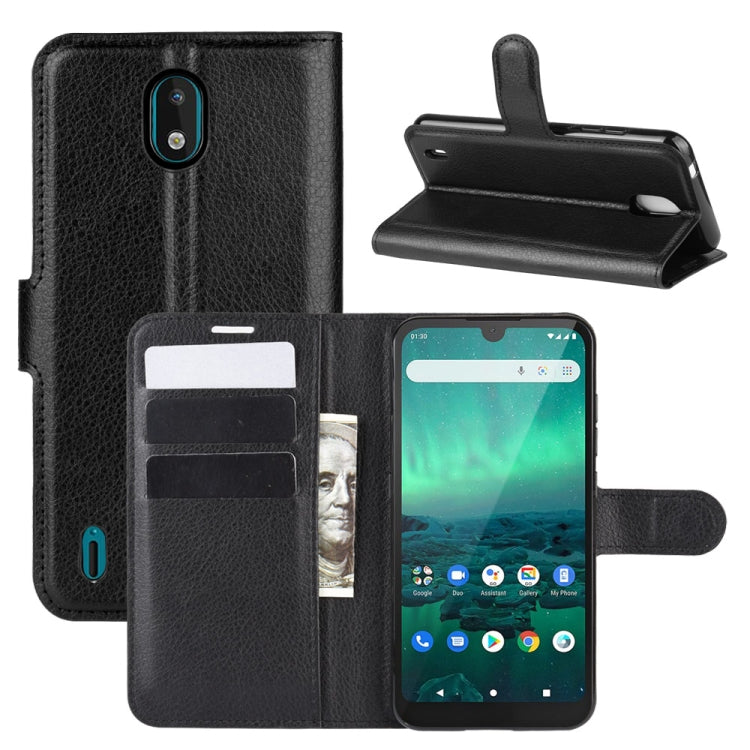 For Nokia 1.3 Litchi Texture Horizontal Flip Protective Case with Holder & Card Slots & Wallet