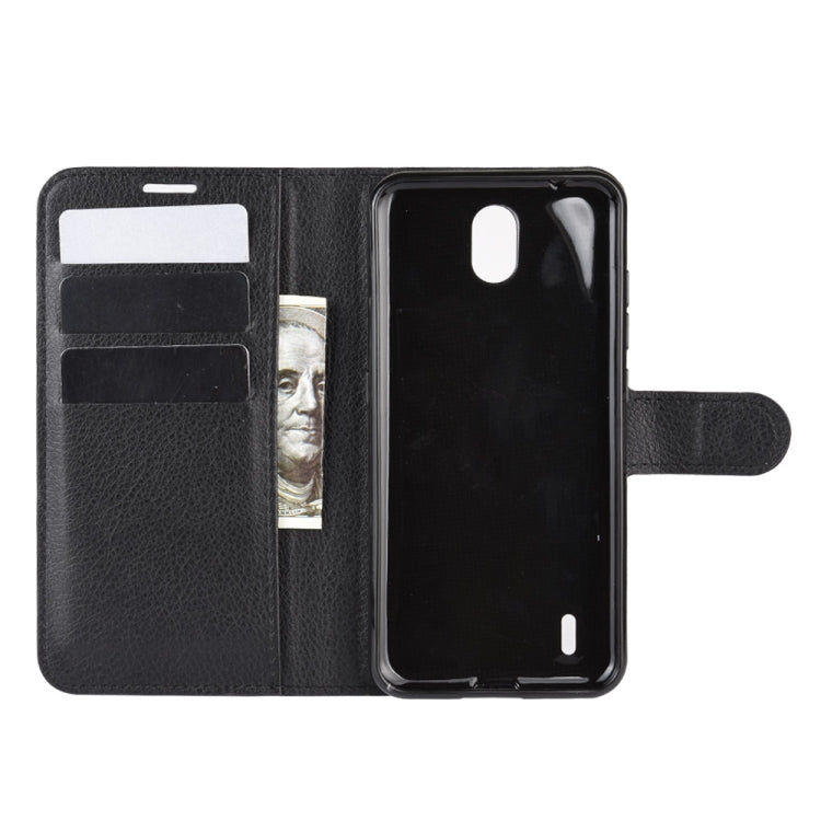 For Nokia 1.3 Litchi Texture Horizontal Flip Protective Case with Holder & Card Slots & Wallet
