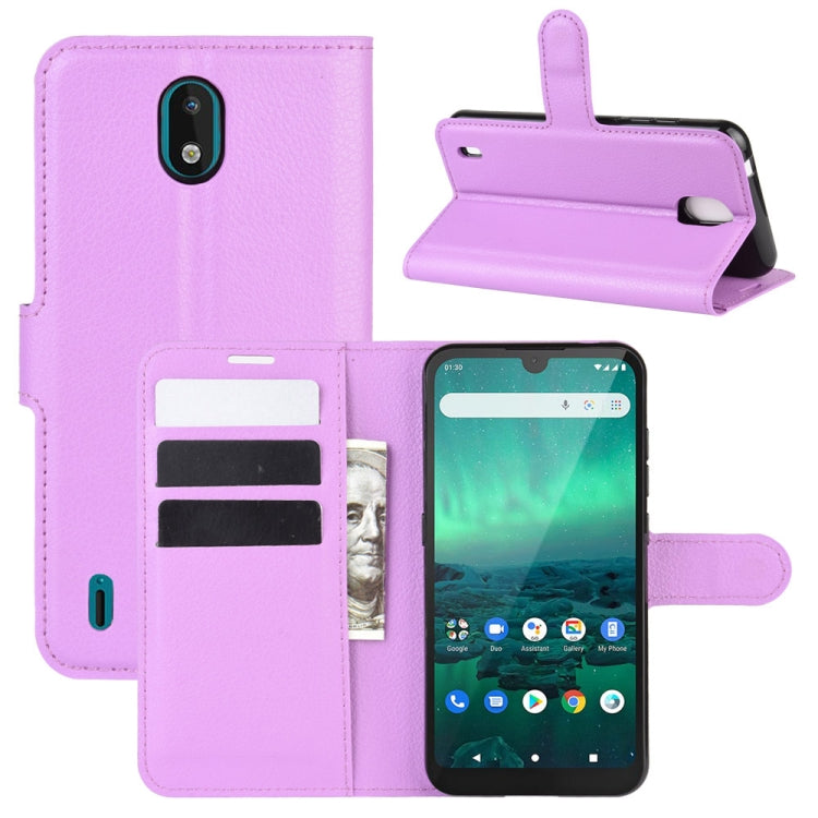 For Nokia 1.3 Litchi Texture Horizontal Flip Protective Case with Holder & Card Slots & Wallet