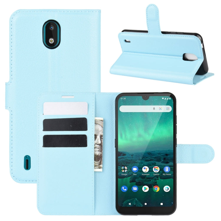 For Nokia 1.3 Litchi Texture Horizontal Flip Protective Case with Holder & Card Slots & Wallet