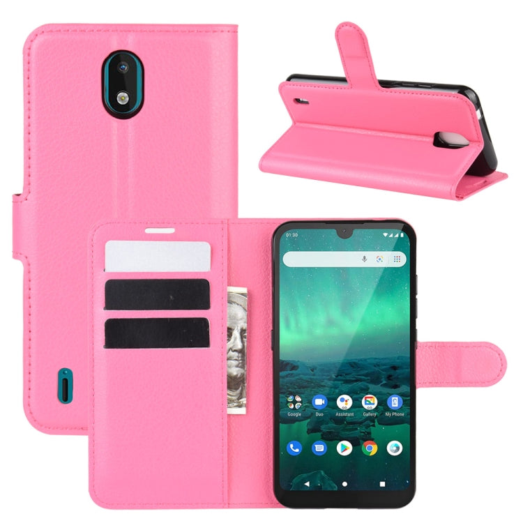 For Nokia 1.3 Litchi Texture Horizontal Flip Protective Case with Holder & Card Slots & Wallet