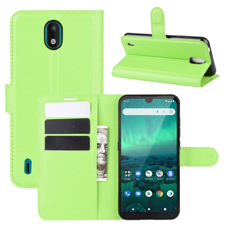 For Nokia 1.3 Litchi Texture Horizontal Flip Protective Case with Holder & Card Slots & Wallet