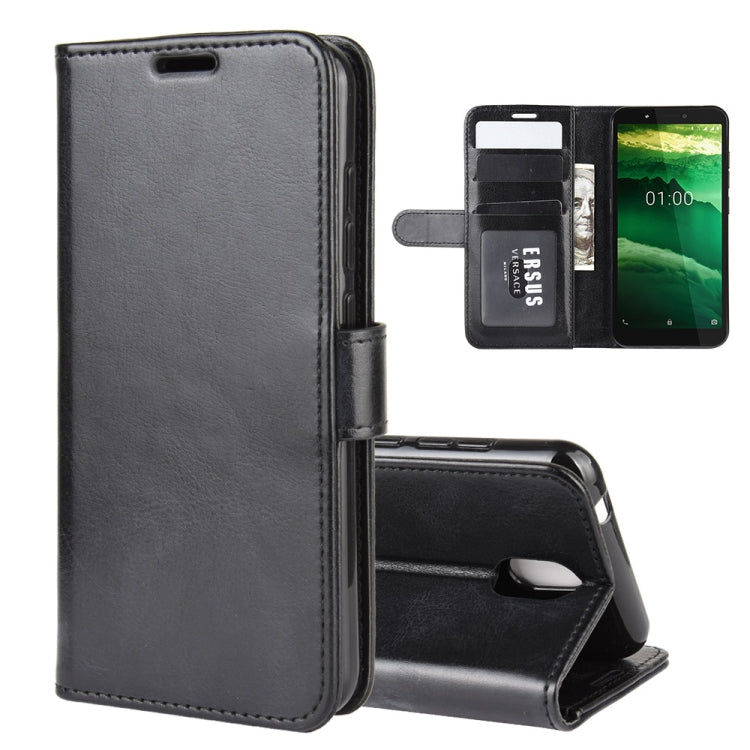 For Nokia C1 R64 Texture Single Horizontal Flip Protective Case with Holder & Card Slots & Wallet& Photo Frame