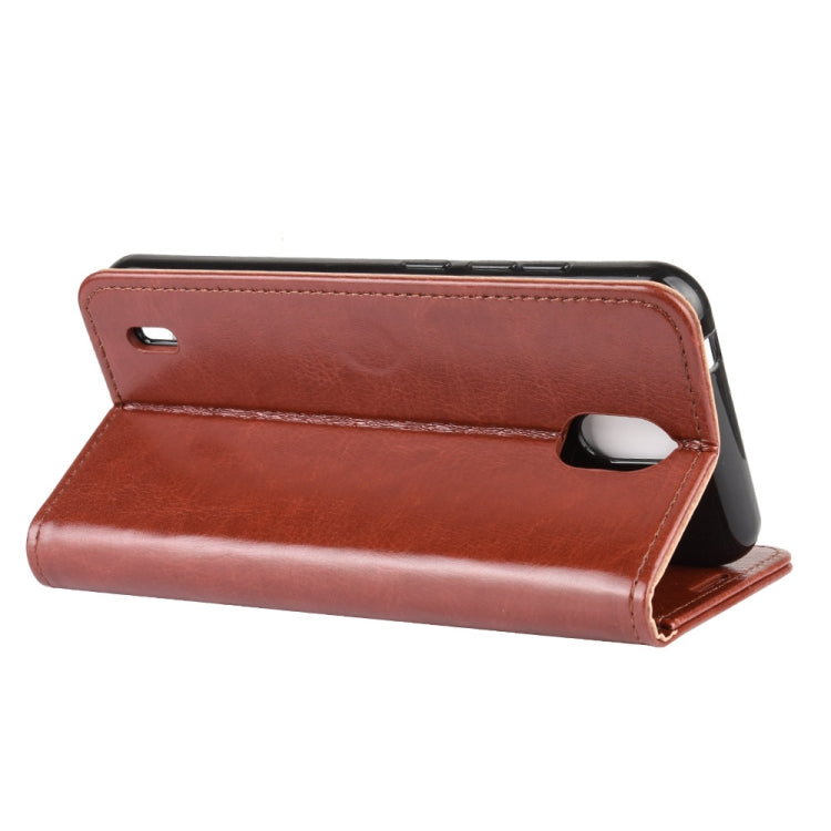 For Nokia C1 R64 Texture Single Horizontal Flip Protective Case with Holder & Card Slots & Wallet& Photo Frame