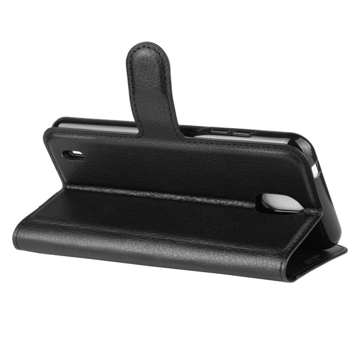 For Nokia C1 Litchi Texture Horizontal Flip Protective Case with Holder & Card Slots & Wallet