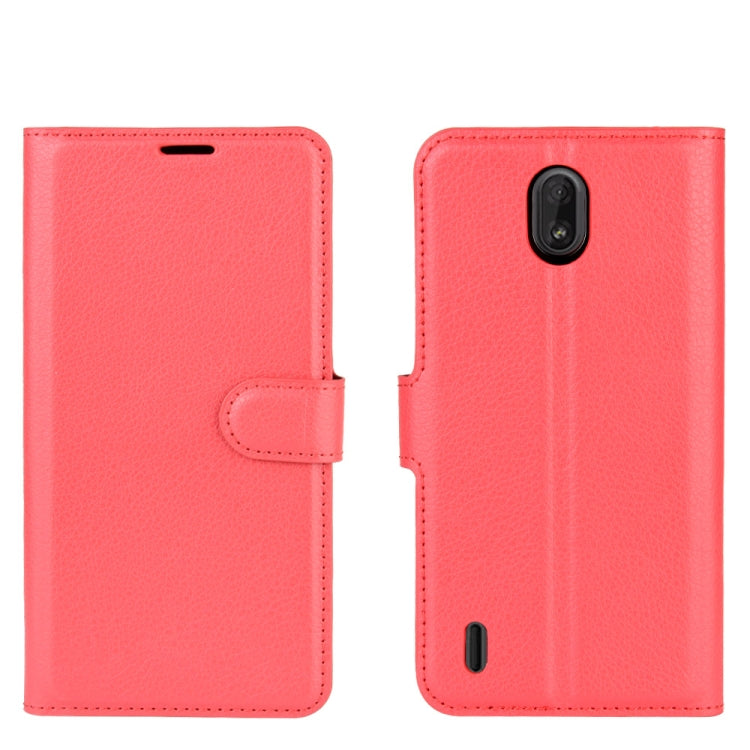 For Nokia C1 Litchi Texture Horizontal Flip Protective Case with Holder & Card Slots & Wallet