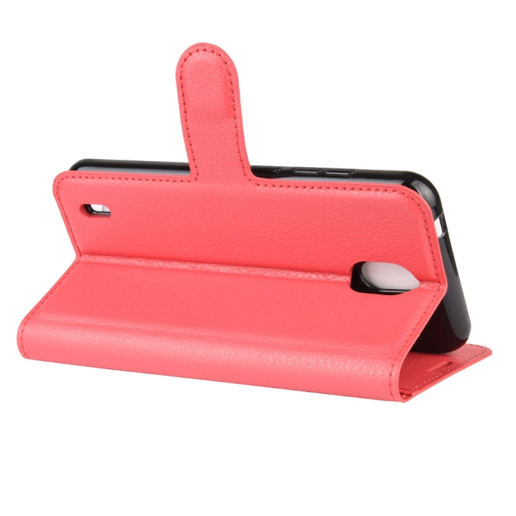 For Nokia C1 Litchi Texture Horizontal Flip Protective Case with Holder & Card Slots & Wallet