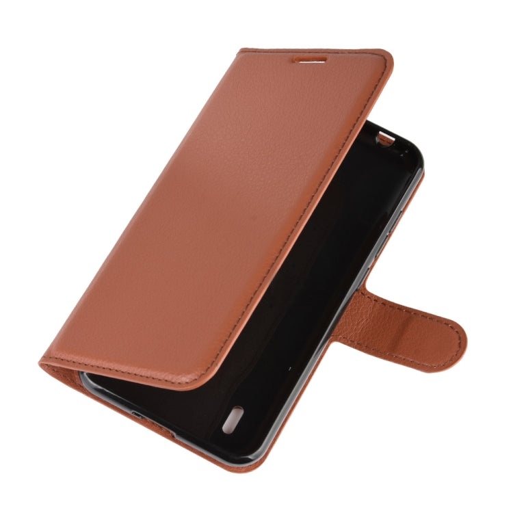 For Nokia C1 Litchi Texture Horizontal Flip Protective Case with Holder & Card Slots & Wallet