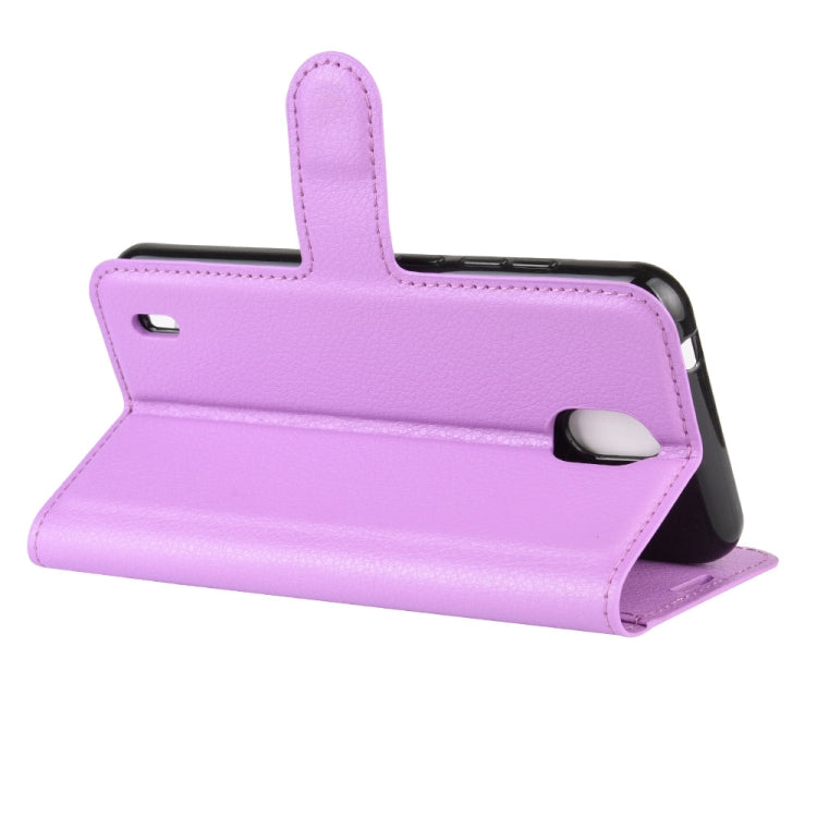 For Nokia C1 Litchi Texture Horizontal Flip Protective Case with Holder & Card Slots & Wallet