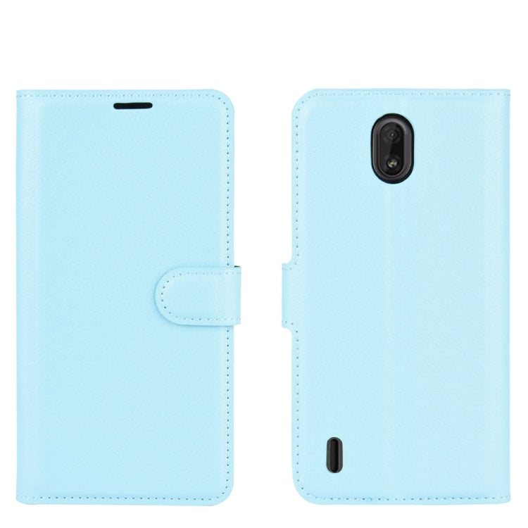 For Nokia C1 Litchi Texture Horizontal Flip Protective Case with Holder & Card Slots & Wallet