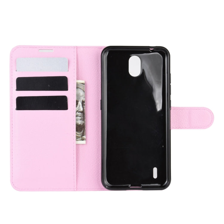 For Nokia C1 Litchi Texture Horizontal Flip Protective Case with Holder & Card Slots & Wallet