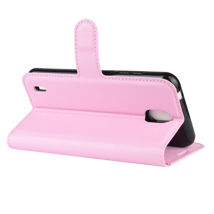 For Nokia C1 Litchi Texture Horizontal Flip Protective Case with Holder & Card Slots & Wallet