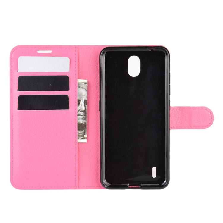 For Nokia C1 Litchi Texture Horizontal Flip Protective Case with Holder & Card Slots & Wallet