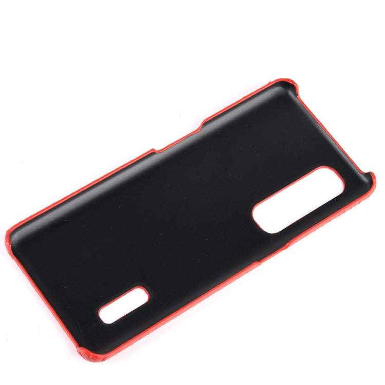 For Oppo Find X2 Pro Shockproof Crocodile Texture PC + PU Case